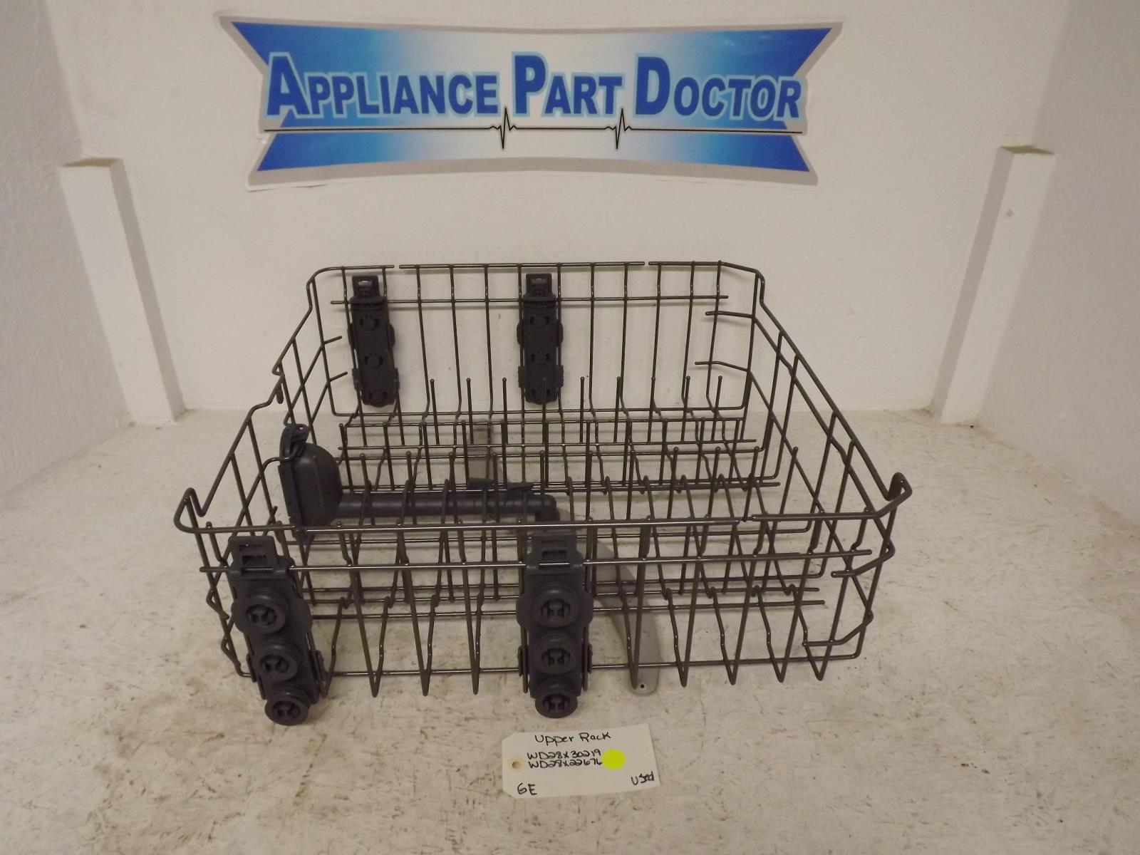 GE Dishwasher WD28X30219 WD28X22676 Upper Rack Used GE Dishwasher WD28X30219 WD28X22676 Upper Rack Used